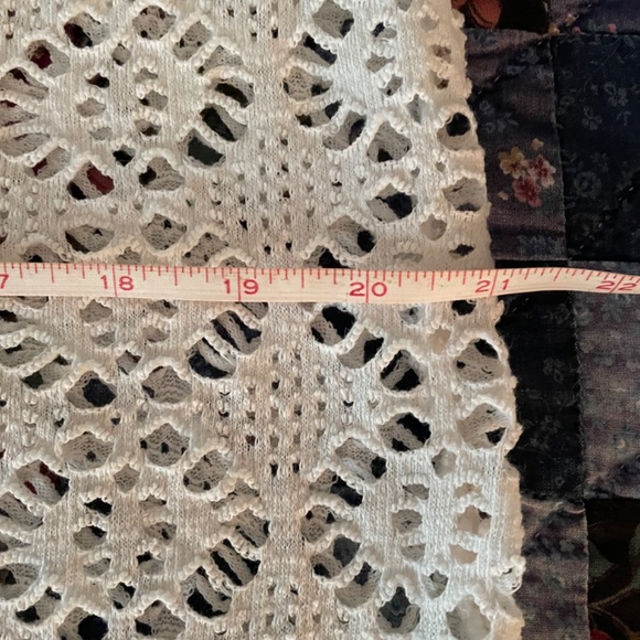 White mesh beach coverup - Picture 2 of 3